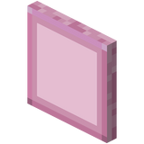 Укреплённая розовая окрашенная стеклянная панель.png